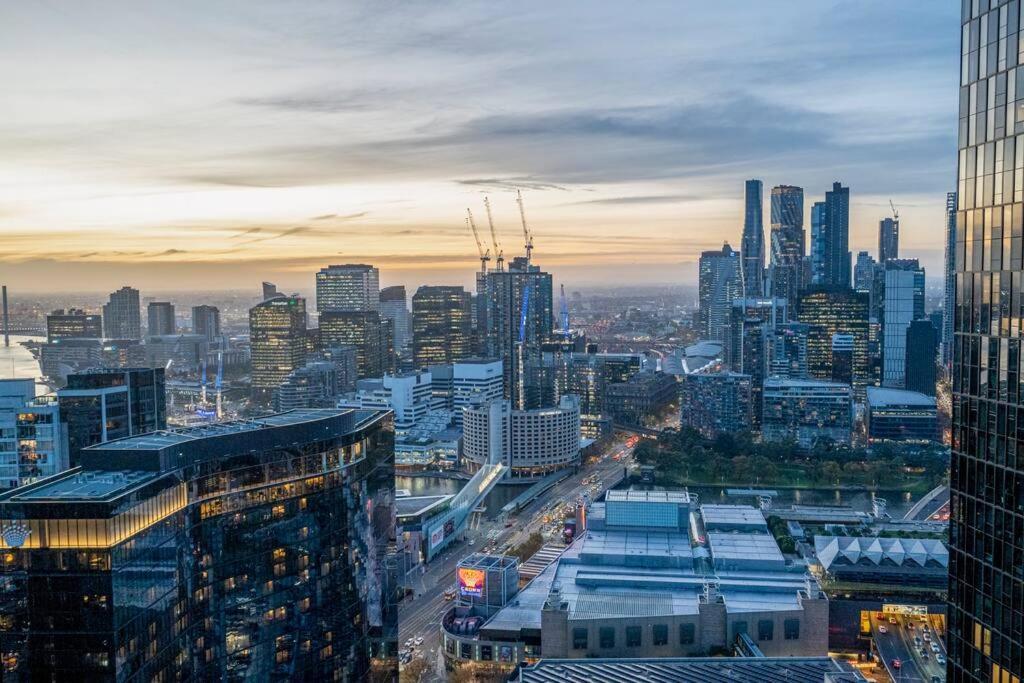 Luxe Haven - 42Nd Floor Panoramic City Views Melbourne Esterno foto