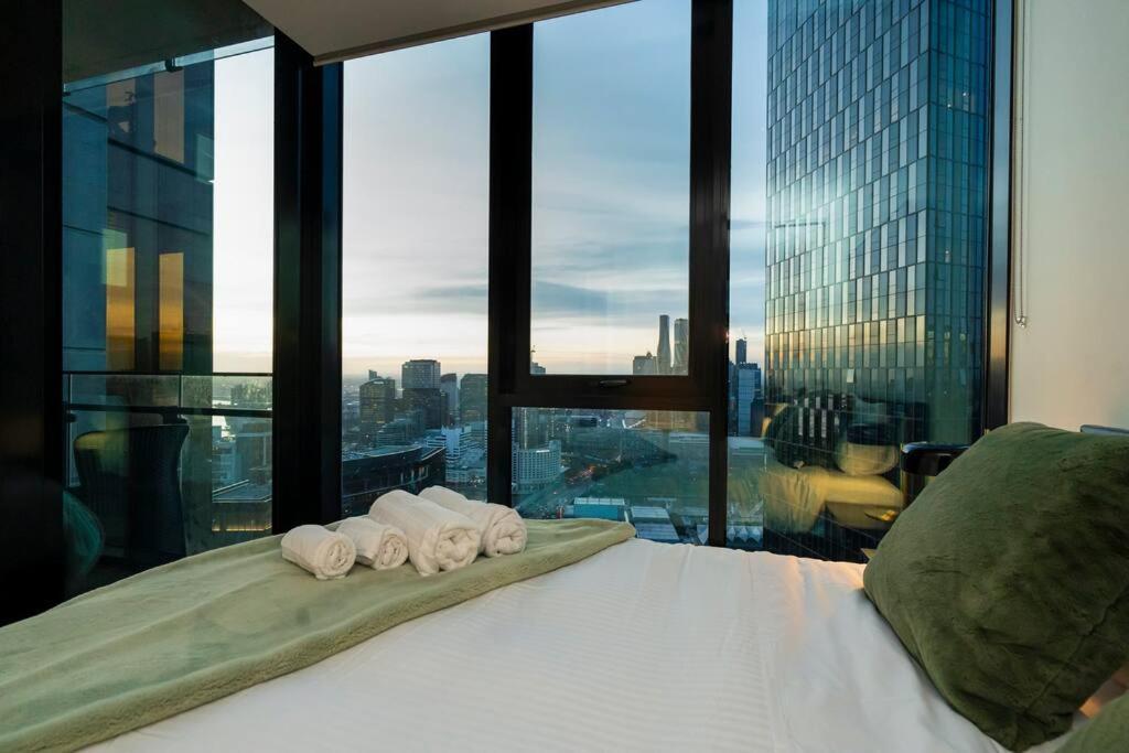 Luxe Haven - 42Nd Floor Panoramic City Views Melbourne Esterno foto